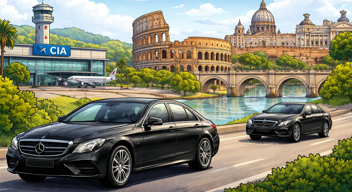Ciampino Airport to Rome private transfer