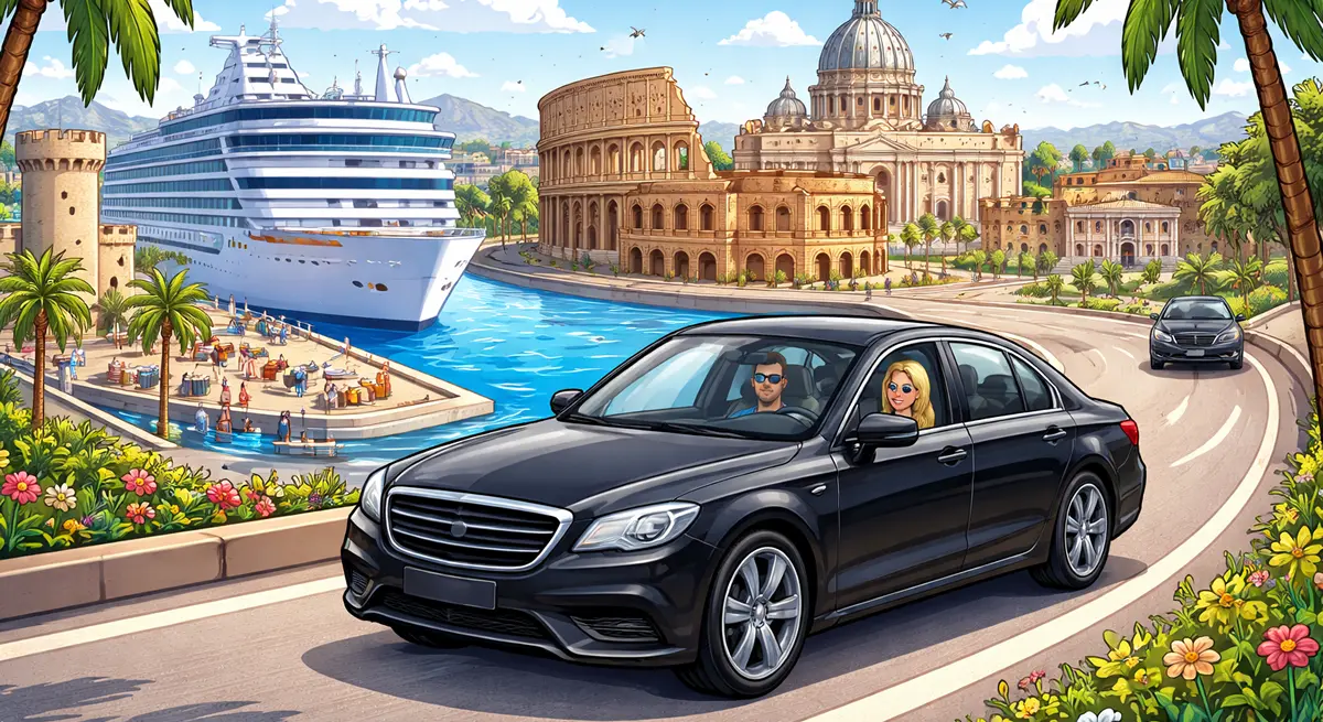 Civitavecchia Port to Rome private transfer